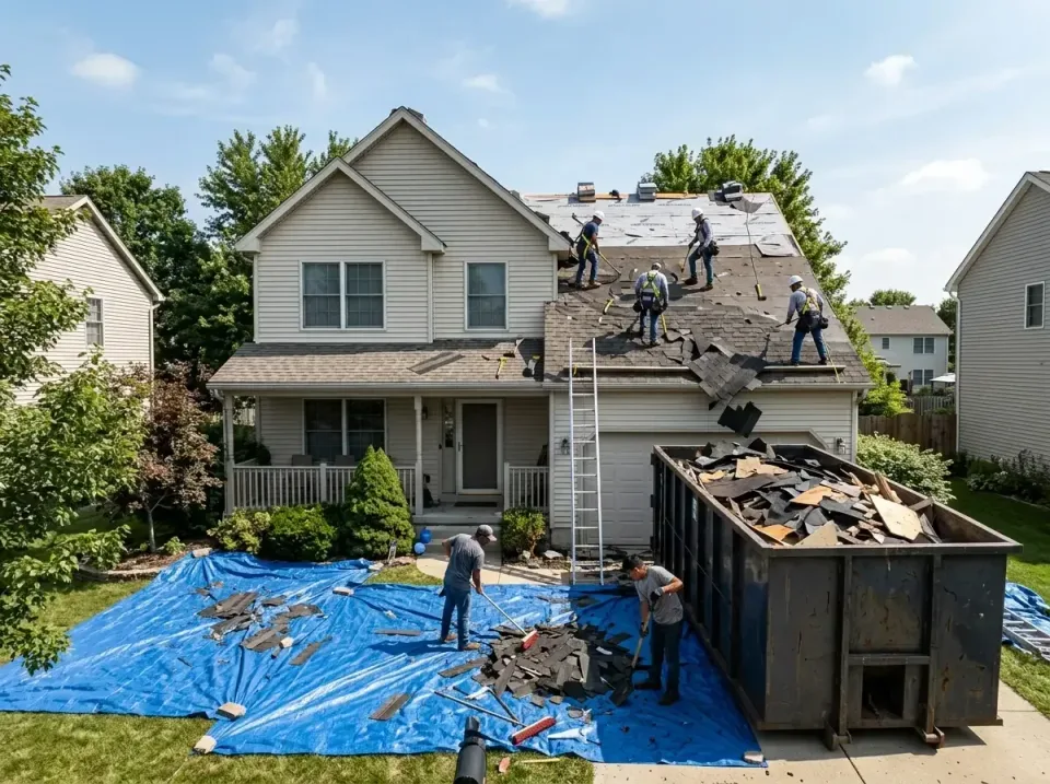 roof-replacement-debris-remova-004 — frequently asked questions, Cheapest Dumpster Rentals in Jeffersonville, IN